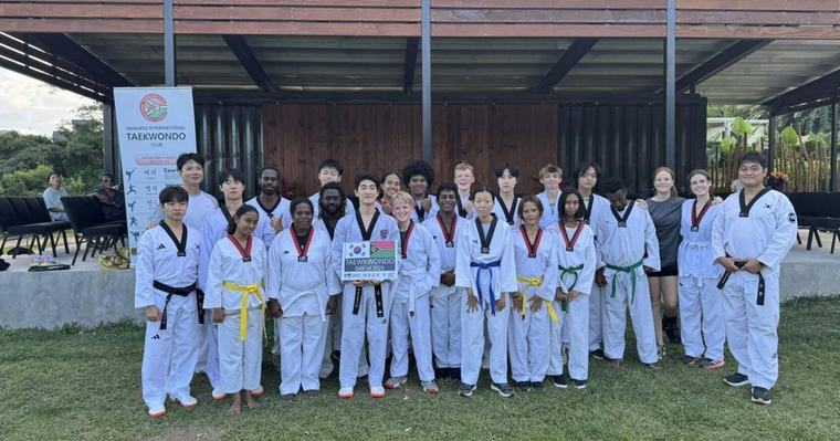 Belt grading for 14 Taekwondo students next month